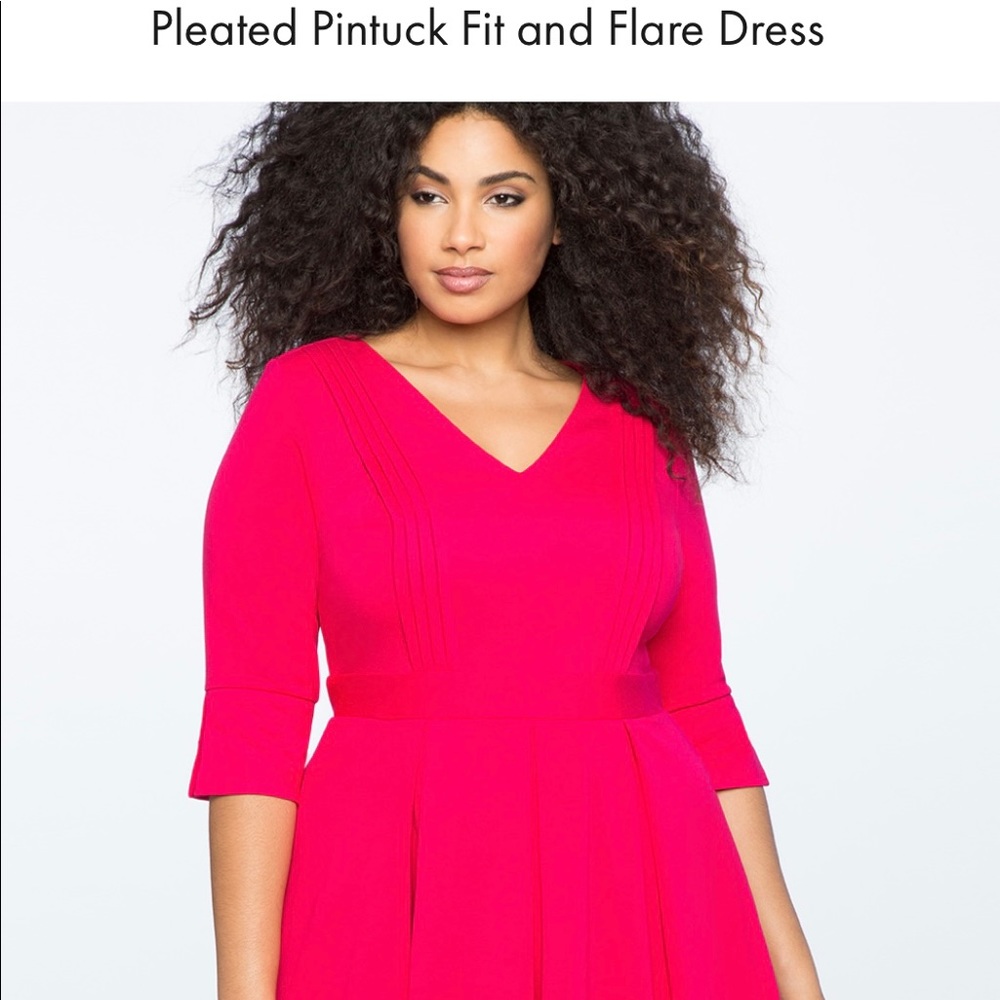 Pleated Pintuck Dress (New) size18